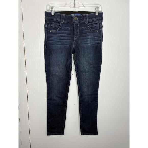 Democracy Denim - Democracy Jeans Womens 4P Ab solution Dark Wash Skinny Fit Stretchy Waistband